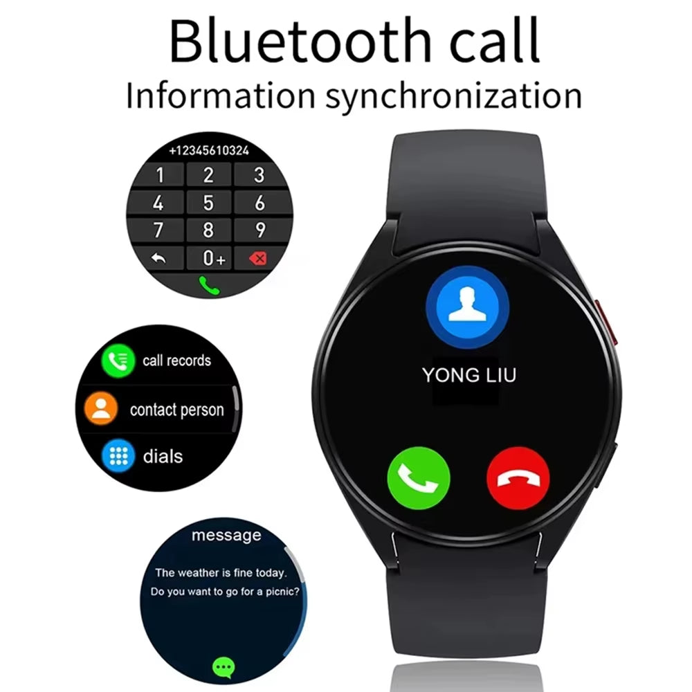 2026 New Smart Watch 6 Bluetooth Call Sports Health Monitoring Men Women Smart Watch Gift for Android IOS