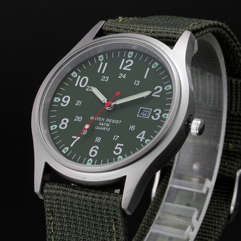 Canvas Strap Men's Watch