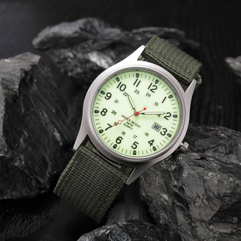 Canvas Strap Men's Watch