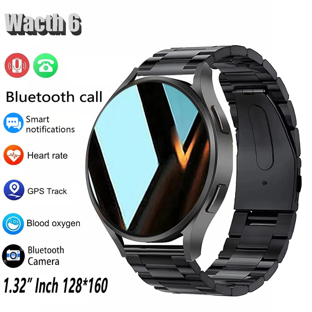 2026 New Smart Watch 6 Bluetooth Call Sports Health Monitoring Men Women Smart Watch Gift for Android IOS