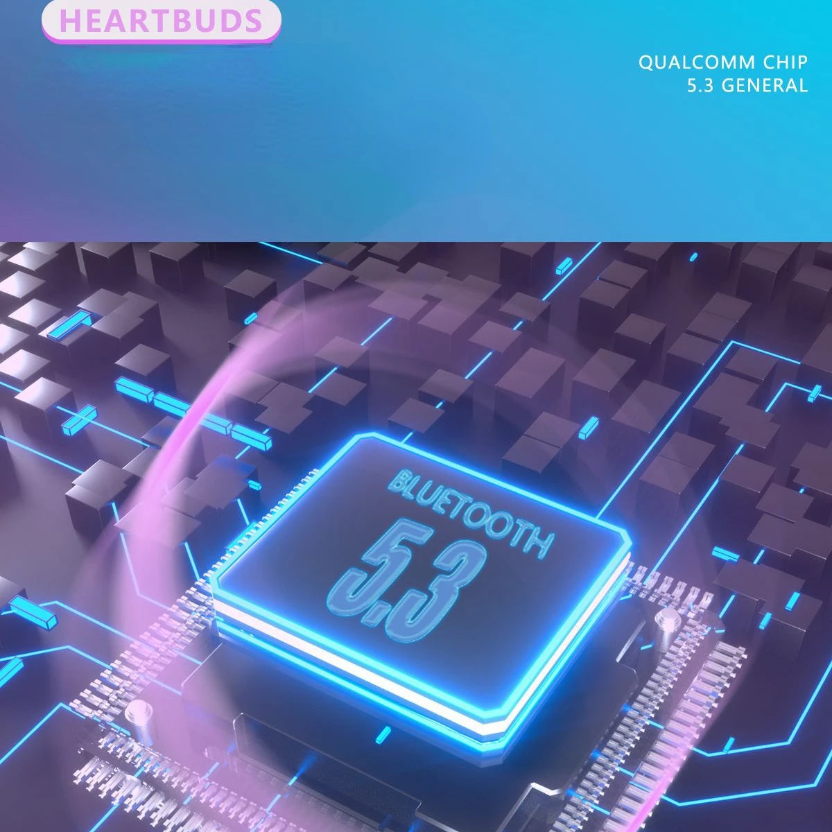 Heartbuds Wireless Earphones TWS Earbuds Bluetooth Headset Heart Buds Women Fashion Pink Gaming Student Headphones Girl Gift