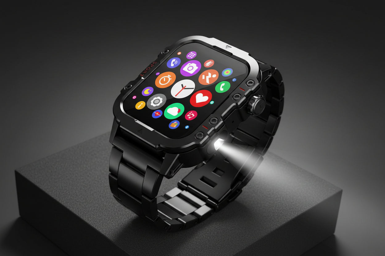 2025 New for Xiaomi Military Smart Watch Men IP67 3ATM Outdoor Sports Fitness Tracker Health Monitor 1.44Inch BT Call Smartwatch