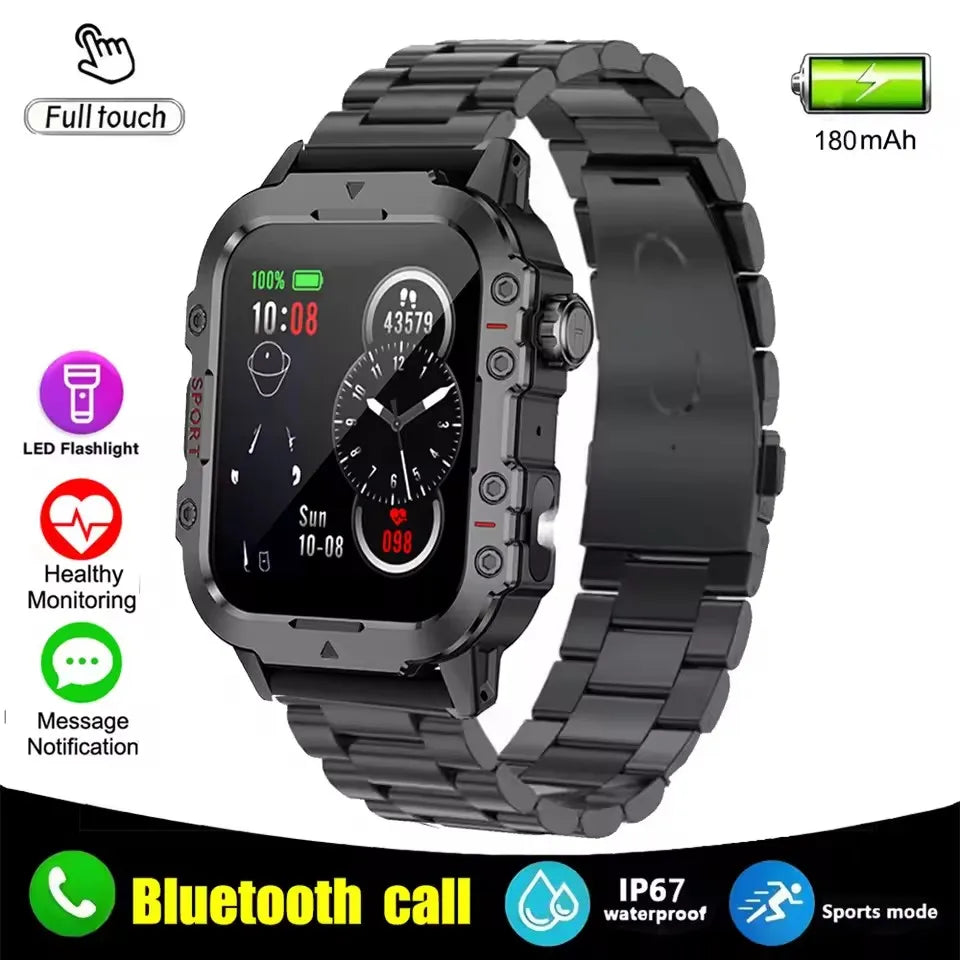 2024 Smart Watch Android Phone 1.44'' Inch Color Screen Bluetooth Call Blood Oxygen/Pressure Monitoring Smart Watch Women Men