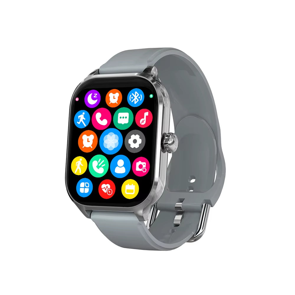 2024 New Fashion Smart Watch Heart Rate Monitor Sports Fitness Watch Waterproof Voice Call Smart Watch for Android IOS